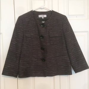 Gray Kasper Skirt Suit 6p